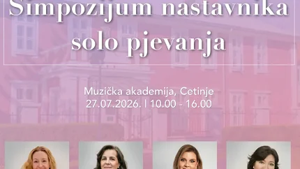 Stručnjaci za solo pjevanje stižu na Cetinje