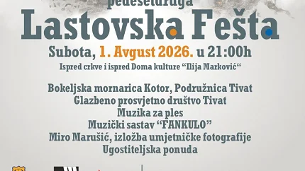 Lastovska fešta, 52. po redu zakazana za 1. avgust u Gornjoj Lastvi