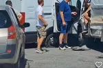 Udes na Bulevaru ka Tivtu, gužve i zastoj u saobraćaju