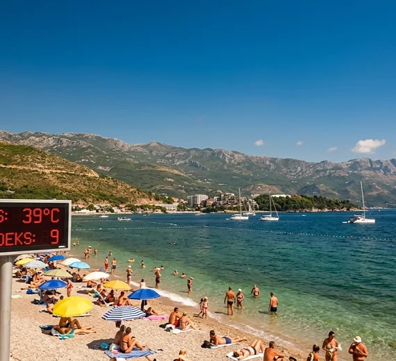 CRVENI ALARM NA SNAZI: Danas u Crnoj Gori 39 stepeni