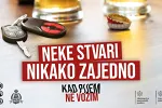 Nastavlja se kampanja “Kad pijem ne vozim”: Odgovornost počinje prije nego što sjednemo za volan
