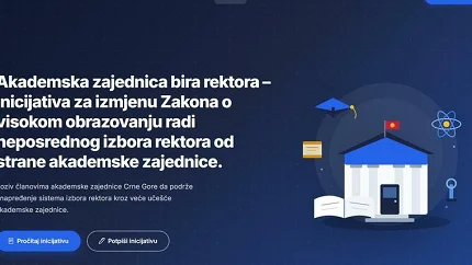 Pokrenuta inicijativa da se rektor Univerziteta Crne Gore bira na neposrednim izborima