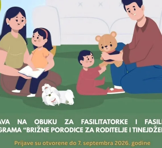 Poziv za fasilitatore programa „Brižne porodice za roditelje i tinejdžere/ke“