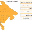 Narandžasti meteoalarm u cijeloj Crnoj Gori