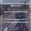 Obustava saobraćaja na dijelu Bulevara Vojislavljevića od 12. do 23. avgusta, omogućen pristup poslovnim subjektima