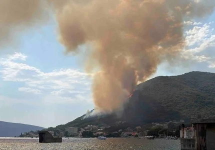 Veliki požar u Herceg Novom: Bijela i Baošići bez struje i vode