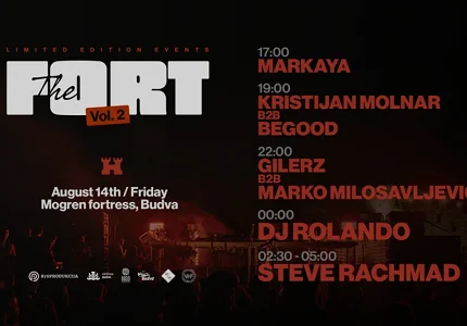 Tvrđava Mogren zove: DJ Rolando i Steve Rachmad na drugom izdanju The Fort-a!