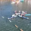 Joga na površini morske vode