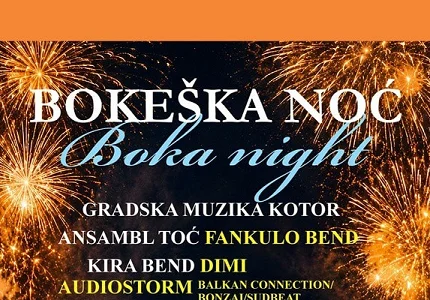 Kotorski zaliv se priprema za magiju, nikad više prijava za Bokešku noć