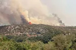 Požar u selima Gač i Klezna u Ulcinju, stigla pomoć iz vazduha