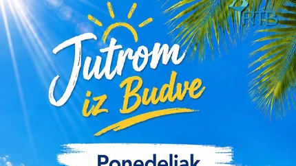 Najava emisije „Jutrom iz Budve“ 