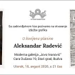 Izložba „U korijenu planine” Aleksandra Radevića u Modernoj galeriji „Jovo Ivanović”