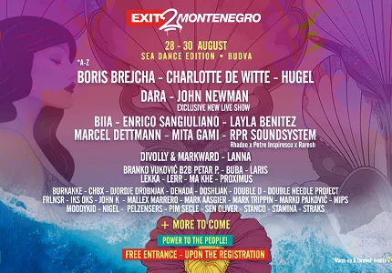 Svi putevi vode u Budvu: Publika iz više od sto zemalja svijeta stiže na Exitov Sea dance festival!