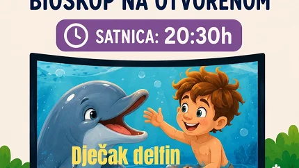 Prvi put u Baru – bioskop na otvorenom za djecu