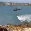 Ulcinj: Požar na Briskoj gori stigao do Šaskog jezera, gase ga vatrogasci i helikopter