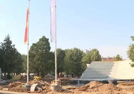 Uređenje dvorišta Filozofskog fakulteta u Nikšiću u punom zamahu