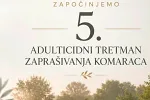 Novi ciklus zaprašivanja komaraca na teritoriji opštine Budva počinje u utorak