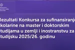 MPNI objavilo imena dobitnika stipendija za master i doktorske studije