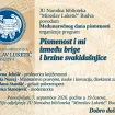 JU Narodna biblioteka „Miroslav Luketić“ Budva obilježava Međunarodni dan pismenosti programom „Pismenost i mi – između brige i brzine svakidašnjice“