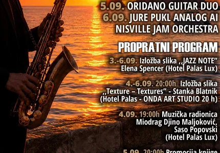 Treći dan jubilarnog 20. izdanja Petrovac Jazz Festivala: Bogat muzički i umjetnički program na petrovačkoj obali