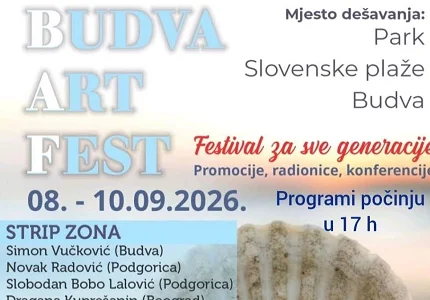 Budva Art Fest na Slovenskoj plaži – Spoj kreativnosti, tradicije i generacija na jednom mjestu