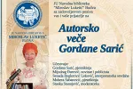 Autorsko veče Gordane Sarić u petak u Narodnoj biblioteci u Budvi