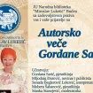 Autorsko veče Gordane Sarić u petak u Budvi