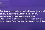 MPNI uveo Elektronski portfolio za zaposlene u obrazovanju