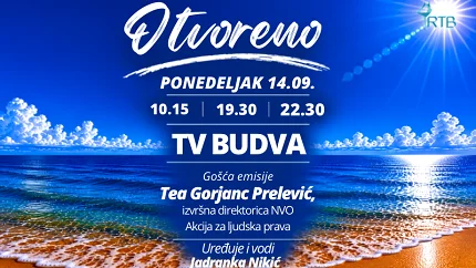 Tea Gorjanac Prelević gošća emisije „Otvoreno“