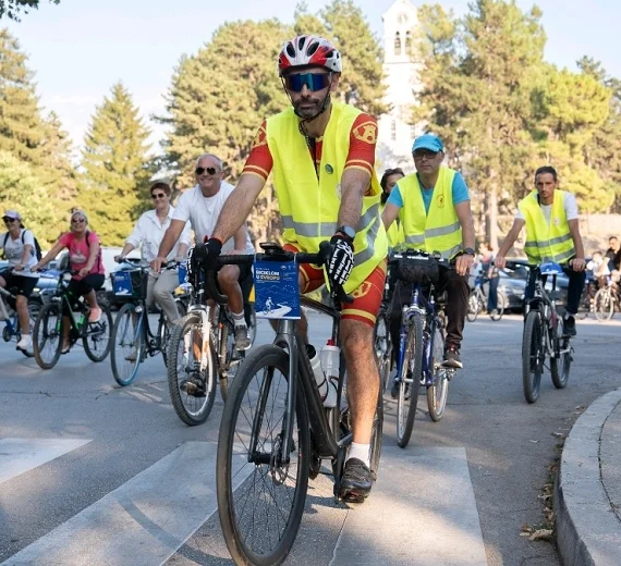 Skupština Crne Gore u Nikšiću održala biciklijadu „Biciklom u Evropu“ povodom Evropske nedjelje mobilnosti
