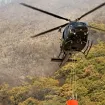 Vojska Crne Gore spasila upravnika lovišta, helikopterom ugašen požar