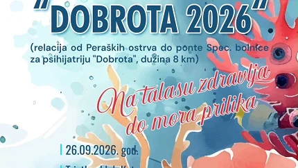 Treći humanitarni plivački maraton „Dobrota 2026“ okuplja plivače za humani cilj