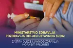 Ministarstvo zdravlja pozdravlja odluku Ustavnog suda o ustavnosti obavezne vakcinacije 