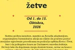 Humanitarna akcija „Jesenji festival žetve“ od 1. do 15. oktobra