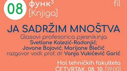 FUNK knjiga: Profesorice Univerziteta Crne Gore u ulozi pjesnikinja