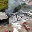 Šest glisera usidrenih na zimovniku na Jazu oštećeno u požaru koji je uzrokovao udar groma