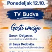 Sutra u emisiji „Jutrom iz Budve“