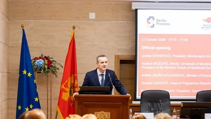 Rektor Božović: Zapadni Balkan ima znanje i potencijal koji su potrebni cijeloj Evropi