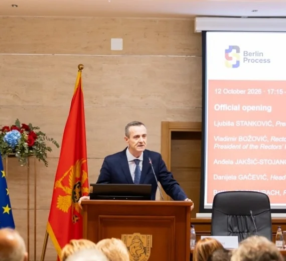 Rektor Božović: Zapadni Balkan ima znanje i potencijal koji su potrebni cijeloj Evropi