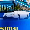 Obavještenje o izmjeni režima gradskog prevoza