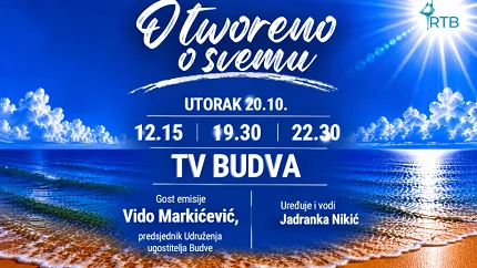 Emisija „Otvoreno o svemu“ sjutra na programu TV Budva