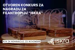 Otvoren konkurs za nagradu za filantropiju „Iskra“ - prijave do 23. novembra 2026.
