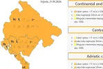 Za sjutra izdat narandžasti meteoalarm