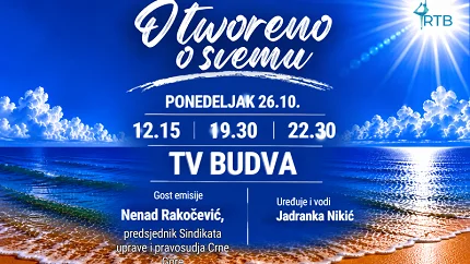 Nenad Rakočević gost emisije „Otvoreno o svemu“ 