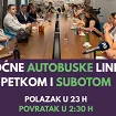 Inicijativa mladih MOACG: Podgorica dobija noćne autobuske linije
