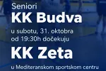 Seniori KK Budva danas igraju protiv KK Zeta