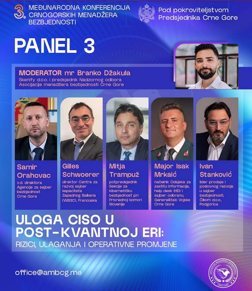 Međunarodna konferencija crnogorskih menadžera bezbjednosti