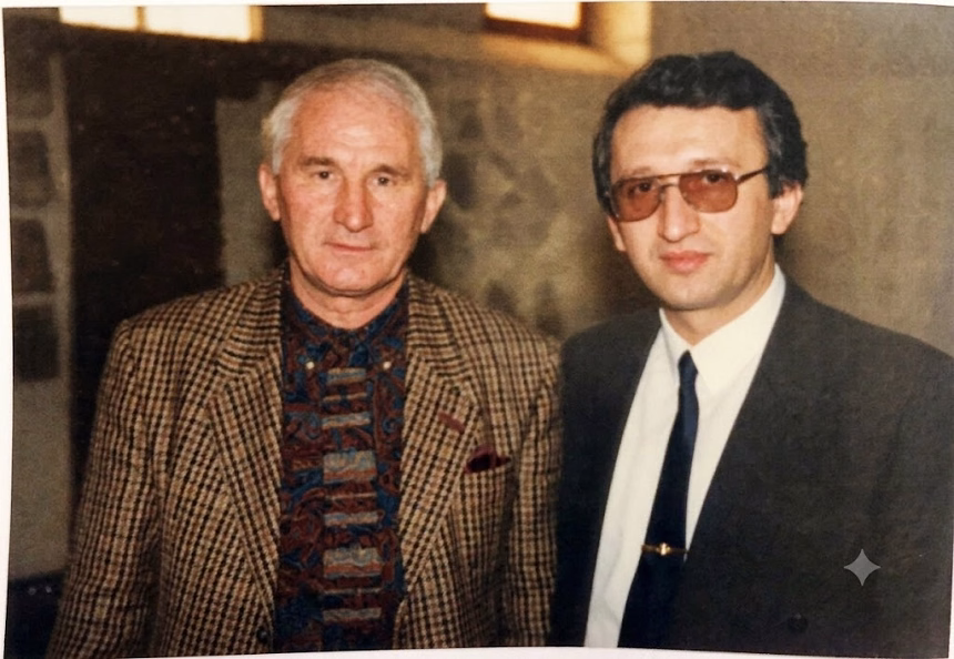 Matija Bećković i Ranko Pavićević