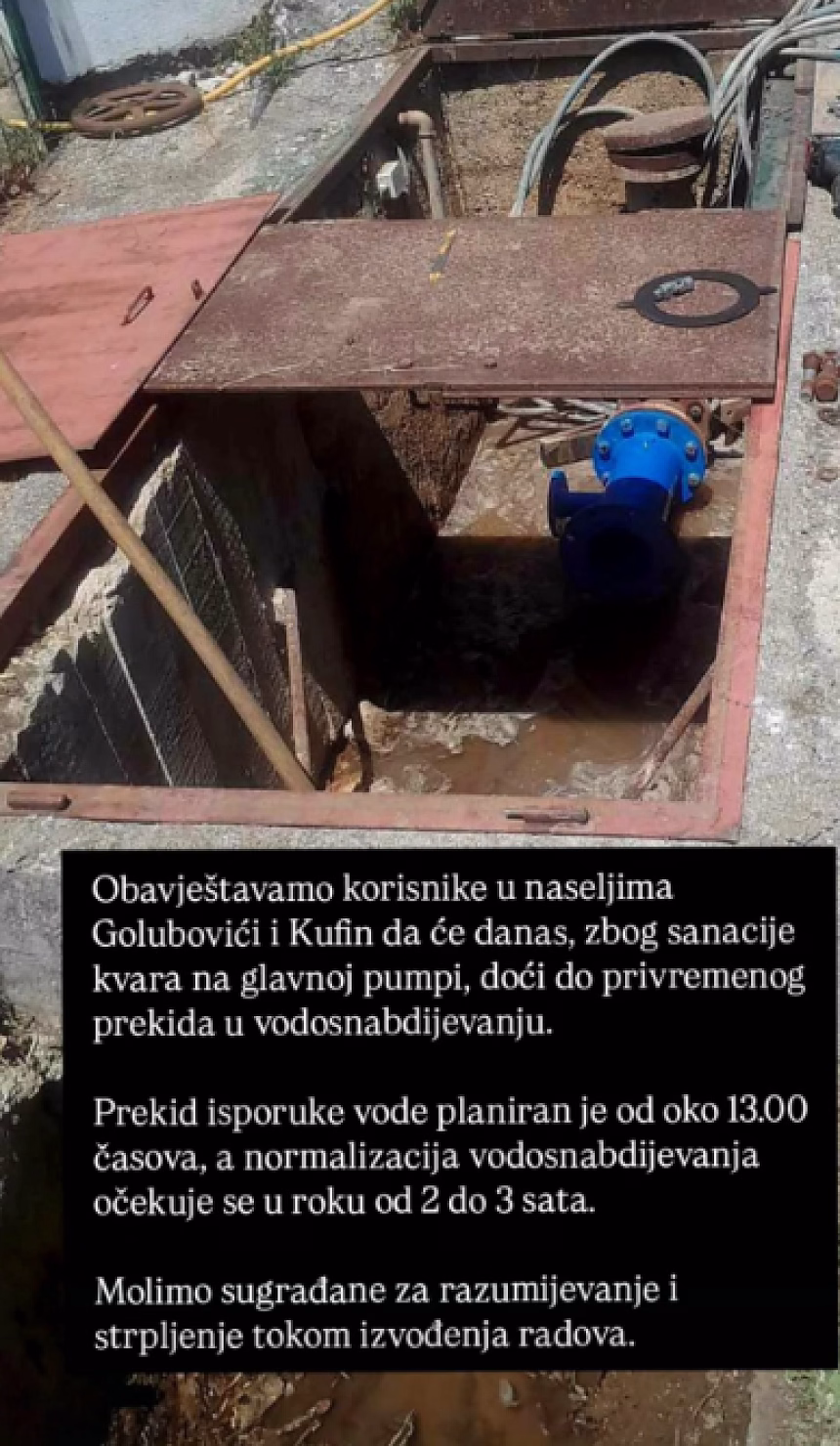 Foto: Screenshot/Vodovod
