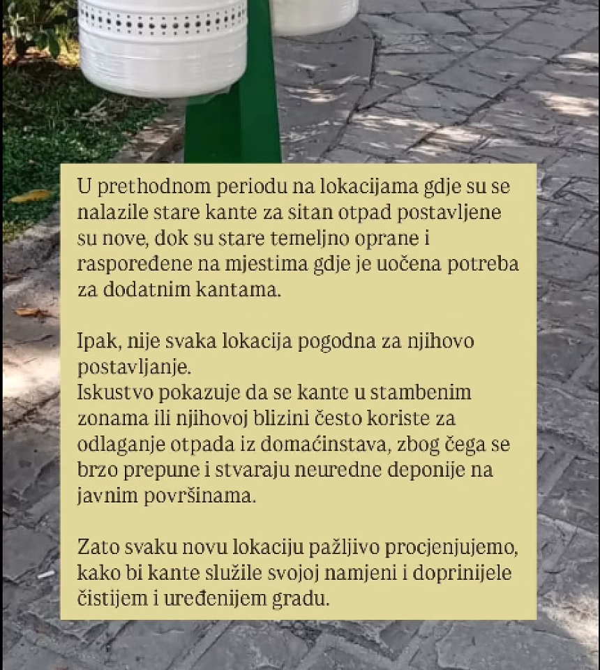 Foto: Screenshot- Komunalno Budva